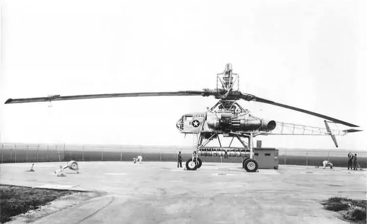 Hélicoptère expérimental Hughes XH-17. Échec de l'enregistrement