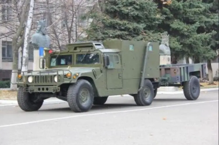 Equipamento americano para o exército da Moldávia